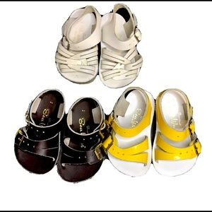 3 Pairs Sun San Baby Girl 2 Sandals Sea Wees Shoes